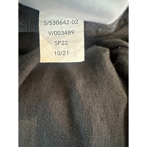 Athleta Cabo Linen Jogger Pant Faded Black Zip Pocket Pants Women's Size 8 - Picture 10 of 13